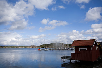 Image showing fishermans houses