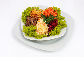 Image showing fresh vegetable salad