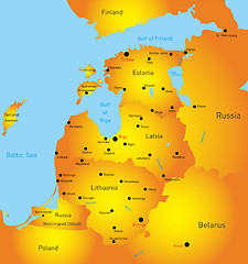 Image showing Baltic region countries