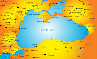 Image showing Black sea region