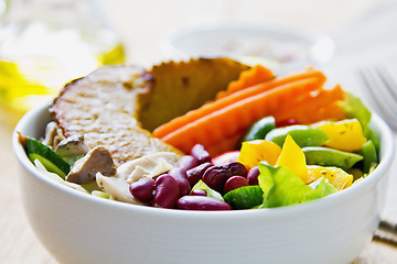 Image showing Healthy colourful salad