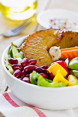 Image showing Healthy colourful salad