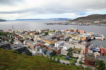 Image showing The city of Hammerfest in Norway