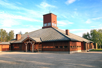 Image showing The new church in Karasjok, Norway