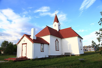 Image showing The old church in Karasjok,Norway