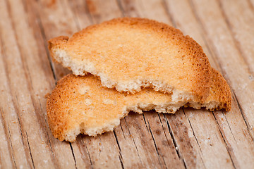 Image showing slices of snack cracker