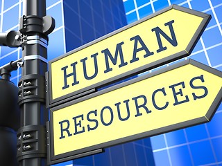 Image showing Human Resources. Business Concept.