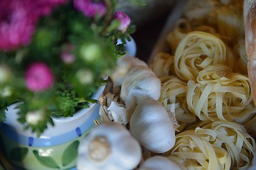 Image showing catering buffet food indoor in luxury restaurant