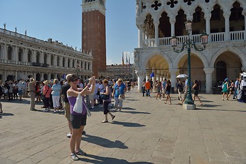 Image showing tourist woman have beautoful vacation time in venice