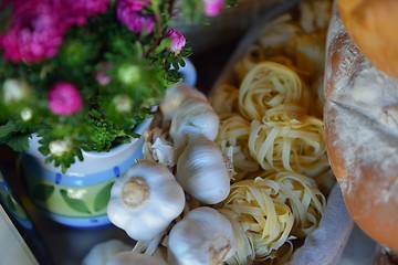 Image showing catering buffet food indoor in luxury restaurant