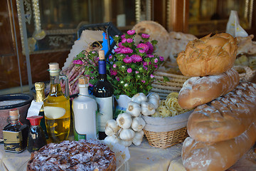 Image showing catering buffet food indoor in luxury restaurant