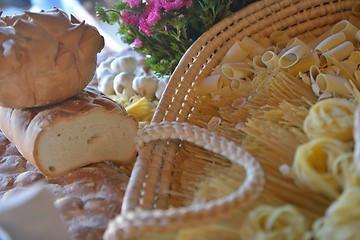 Image showing catering buffet food indoor in luxury restaurant