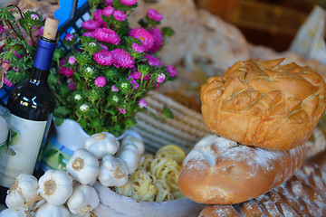 Image showing catering buffet food indoor in luxury restaurant