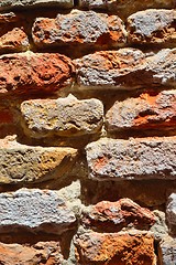 Image showing red  brick wall texture
