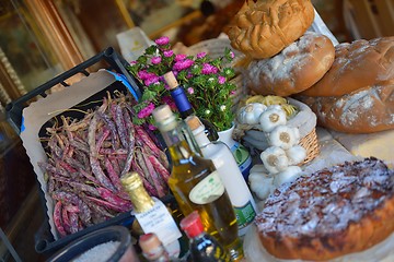 Image showing catering buffet food indoor in luxury restaurant