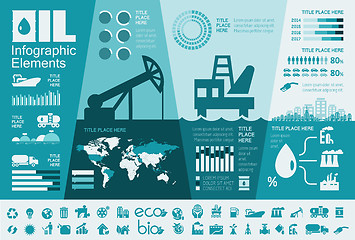 Image showing Oil Industry Infographic Template