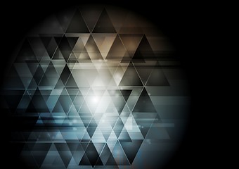 Image showing Abstract vector hi-tech background