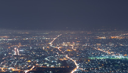 Image showing view the city at night