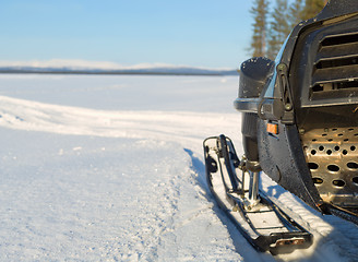 Image showing snowmobile