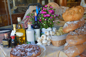 Image showing catering buffet food indoor in luxury restaurant