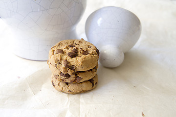 Image showing Chocolat chips cookies