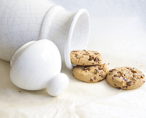 Image showing Chocolat chips cookies