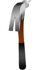 Image showing Hammer and Nail