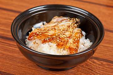 Image showing eel with rice