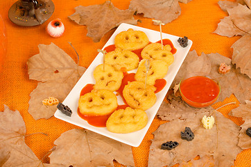 Image showing Halloween kid party snack