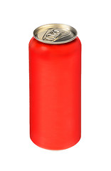 Image showing Red Aluminum can