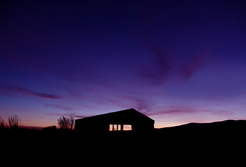Image showing Farm Sunrise