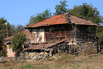 Image showing Partially Damaged House