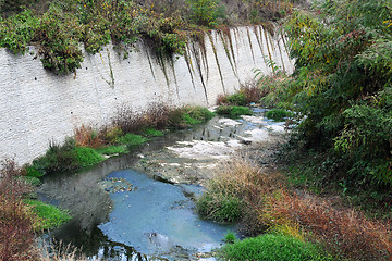 Image showing Almost Dry Bed of the River