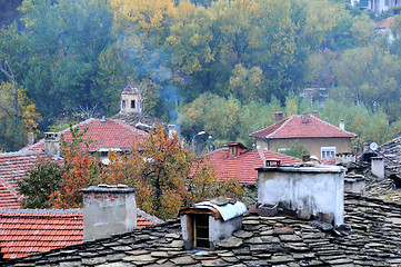Image showing Roofs of Old Town of Lovech