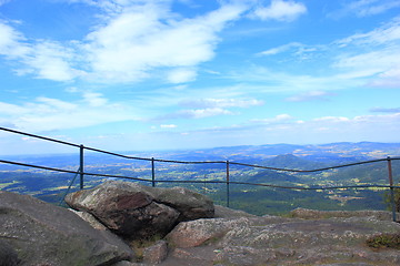 Image showing View from mountains