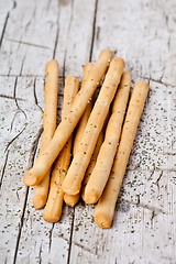 Image showing bread sticks grissini 