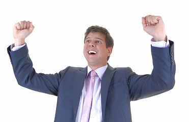 Image showing Happy businessman.