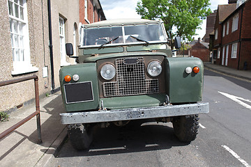 Image showing Retro offroad vehicle