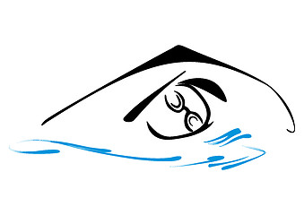 Image showing Swimming symbol