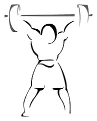 Image showing Weight lifter