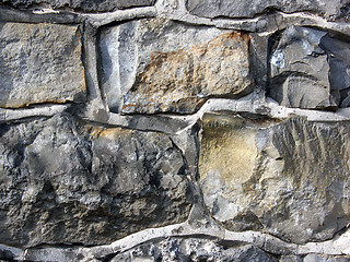 Image showing Flintstone Wall