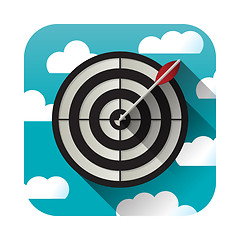 Image showing Target practice icon