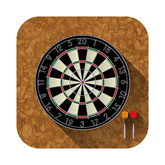 Image showing Dart board app icon