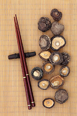 Image showing Shiitake Mushrooms