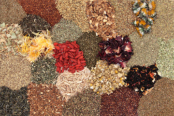 Image showing Herbal Tea Assortment