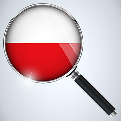 Image showing NSA USA Government Spy Program Country Poland