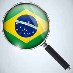 Image showing NSA USA Government Spy Program Country Brazil