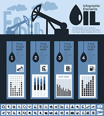 Image showing Oil Industry Infographic Template