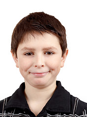 Image showing Portrait of a happy smiling young boy