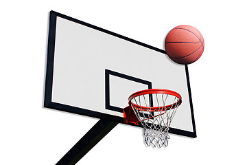 Image showing a panel of basketball